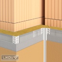 3D expansieprofiel met net - PVC - 10-25mm - 2m