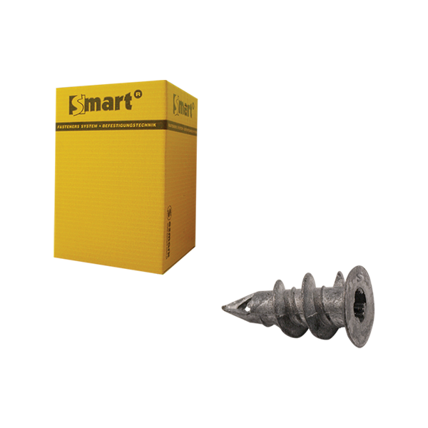 SMART Zelfb. gipskartonplug Ø15x29 Zamak