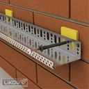 Wig / afstandhouder voor sokkelprofiel PVC