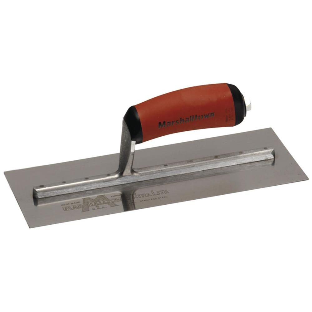 MXS62SSD - Truelle à plâtre en acier inoxydable - 305 mm x 102 mm - Manche Durasoft
