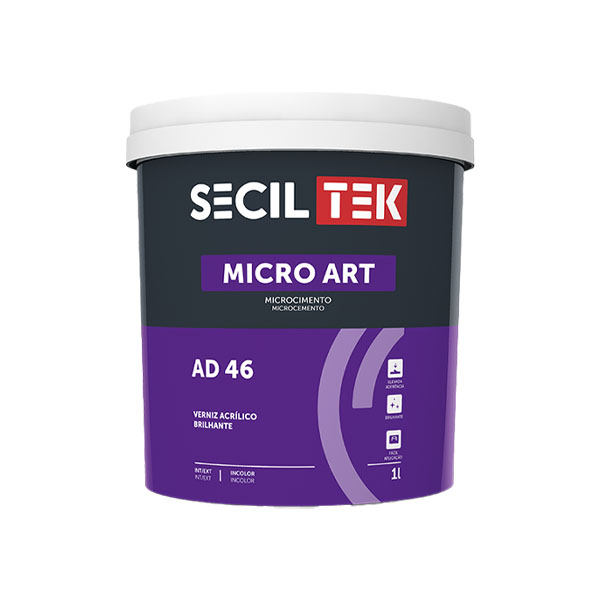 Seciltek Micro Art AD 46 - vernis acrylique - haute brillance - 1 litre