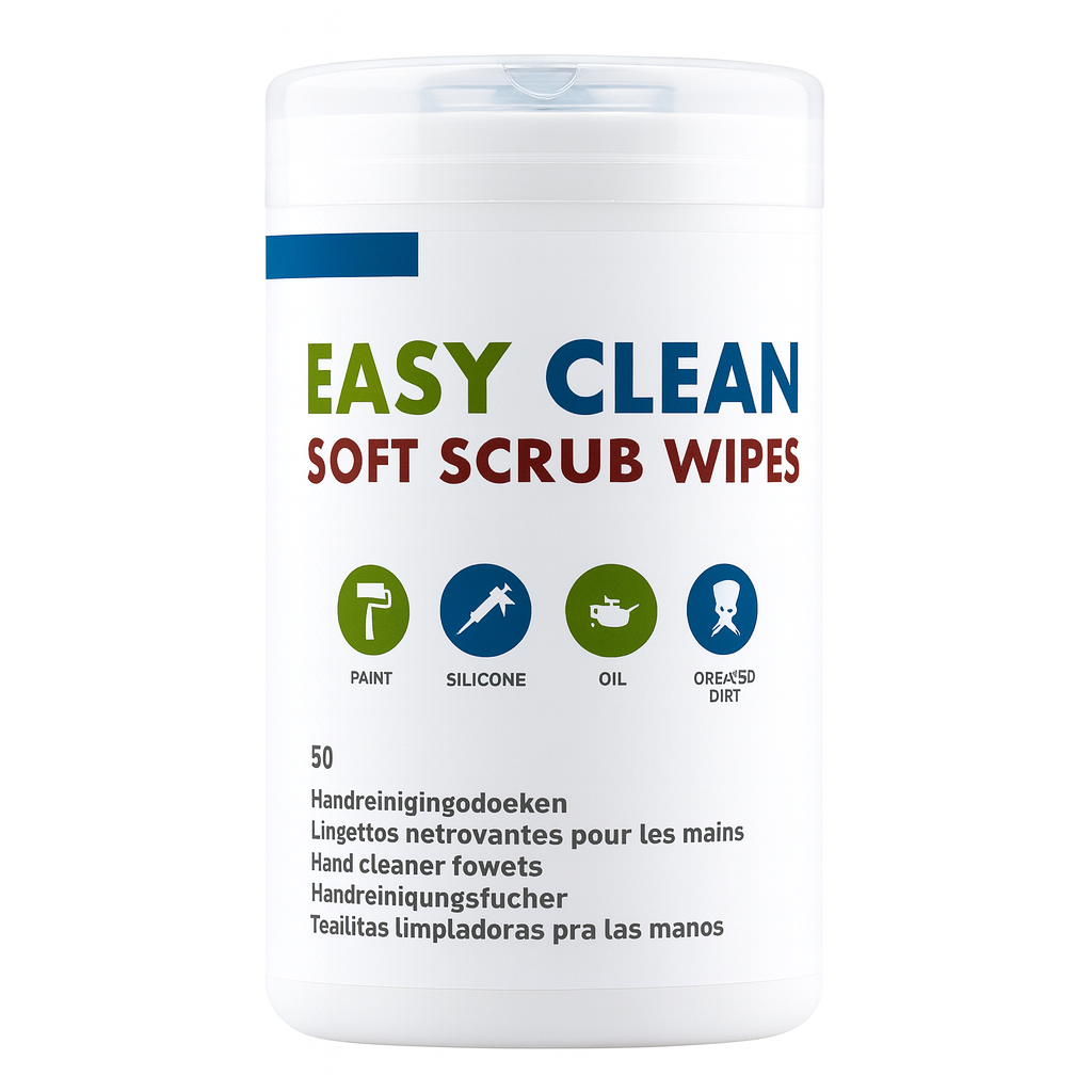 Easy Clean SOFT SCRUB WIPES - 50 lingettes nettoyantes pour les mains [6]
