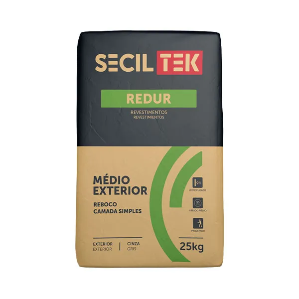 REDUR MEDIO – Mortier cimentaire hydrofuge pour murs intérieurs et extérieurs – gris – 25 kg (60)
