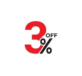3% op je bestelling