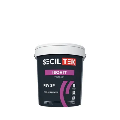 Seciltek Isovit REV SP - Peinture au silicate minéral - extérieur - mat - BLANC
