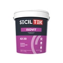 Seciltek Isovit AD 20 - REV Apprêt/apprêt pour enduit texturé/crépi - COLORÉ - 15 litres (33)
