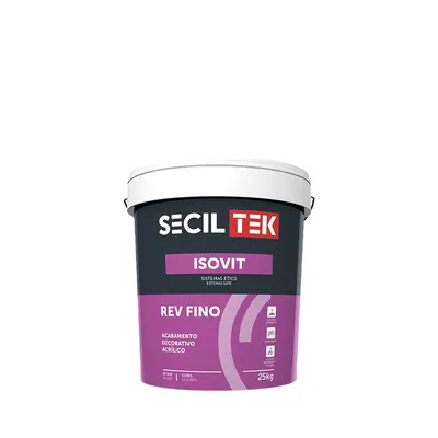 Seciltek Isovit REV FINO - Enduit texturé - 1,0 mm - BLANC - 25 kg (33)