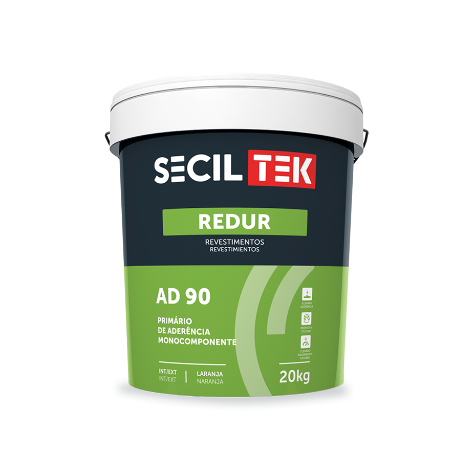 Seciltek Redur AD 90 - Primaire d'accrochage granulé - pour béton, surfaces lisses et anciennes couches de peinture - 20kg (33)