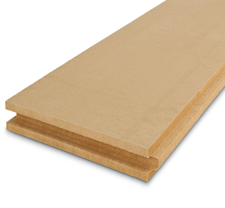Steico PROTECT H - Bepleisterbare isolerende houtvezelplaat - mes en groef - 132,5x60cm - 0,8m2 - 40mm [56]