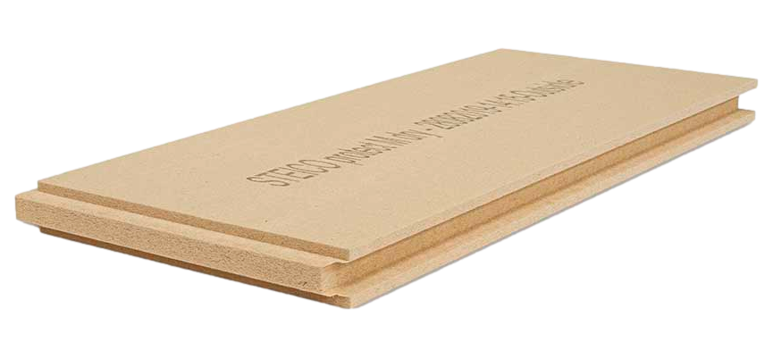 Steico PROTECT M dry/040- Bepleisterbare isolerende houtvezelplaat - mes en groef - 132,5x60cm - 0,8m2 - 60mm