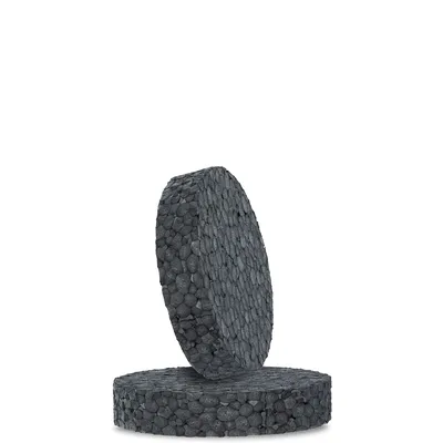 S-IP Disque Smart Cover en polystyrène, 67 x 16 mm, gris (100 pièces)