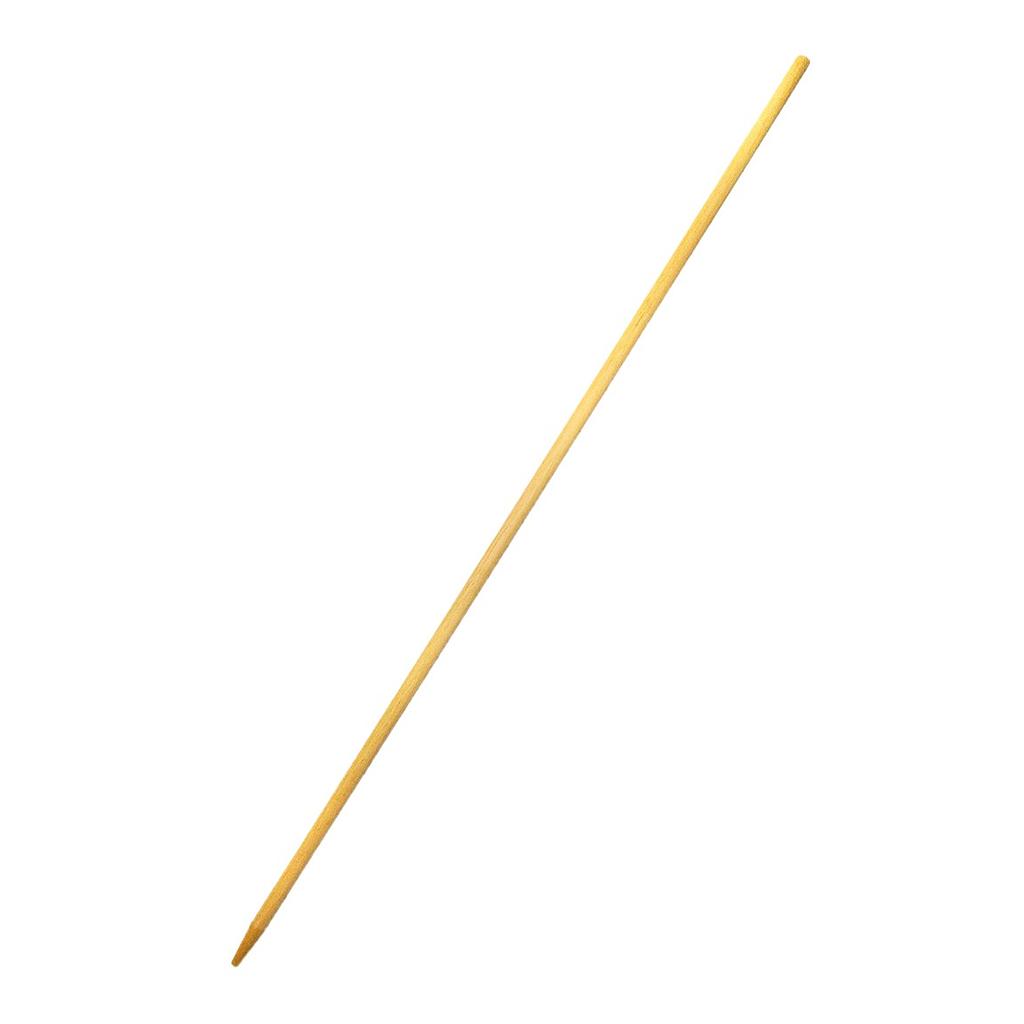 Manche de balai de rue - en bois, sans filetage - 130 cm