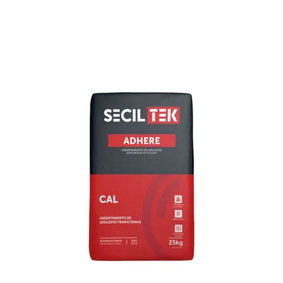 Seciltek (ADHERE) CAL FX - Colle à carrelage et mortier de jointoiement - à la chaux - 25 kg (60)