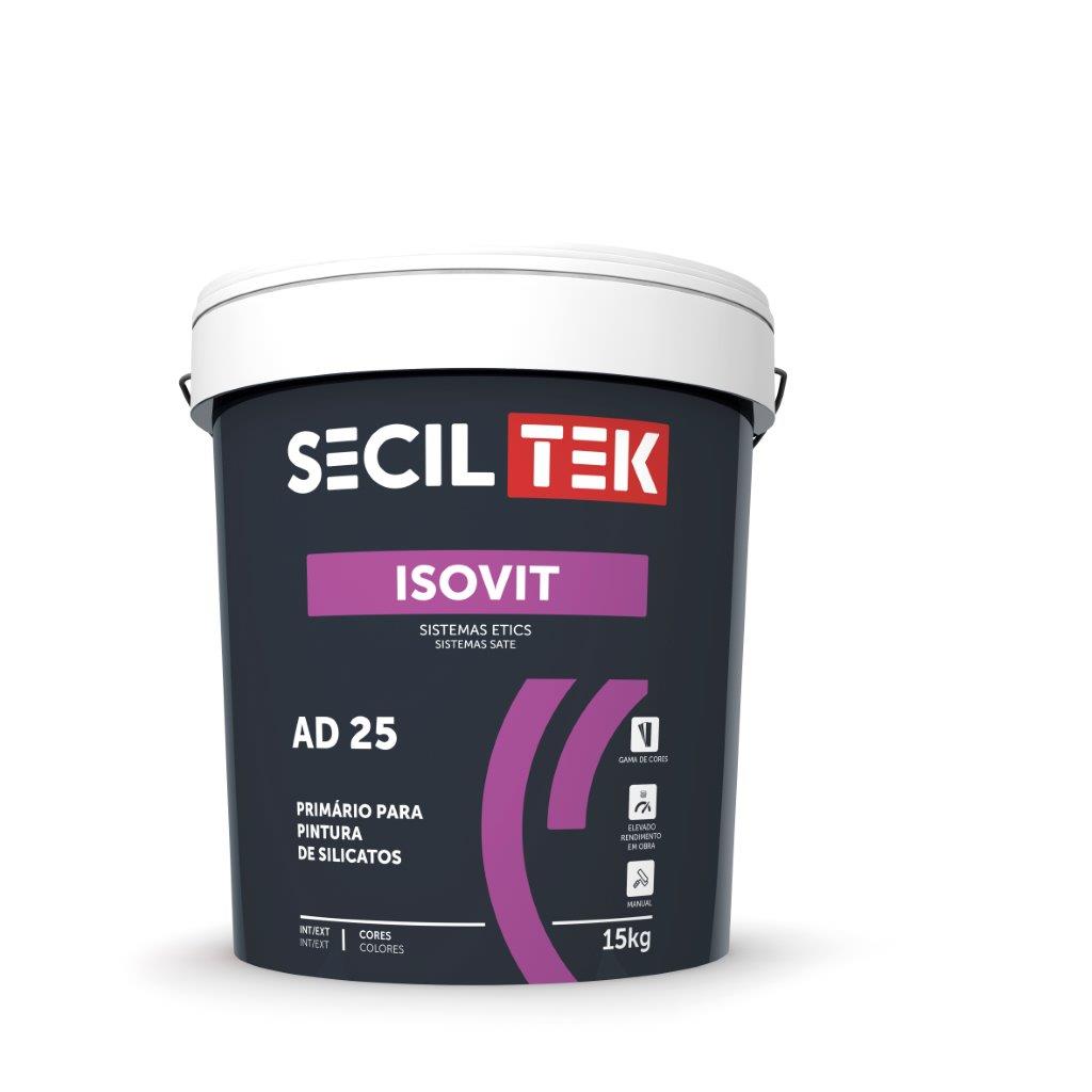 SecilTEK Isovit AD 25 - Primaire pour peinture au silicate - 15 litres (33)