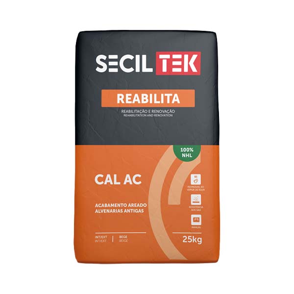Reabilita Cal AC (beige) - mortier de finition et de jointoiement - grain fin 1,0 - 25 kg (60)
