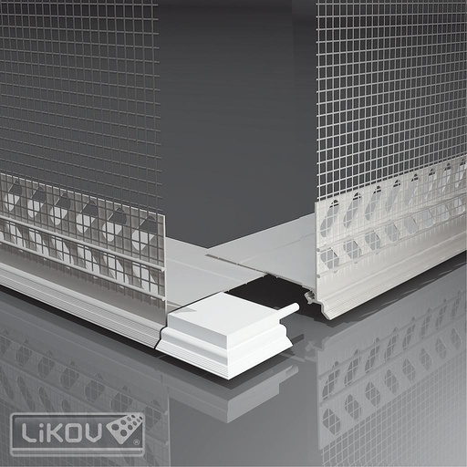 [LW-Z18-2I] Coin extérieur pour kit profilé de plinthe PVC - 10 pièces