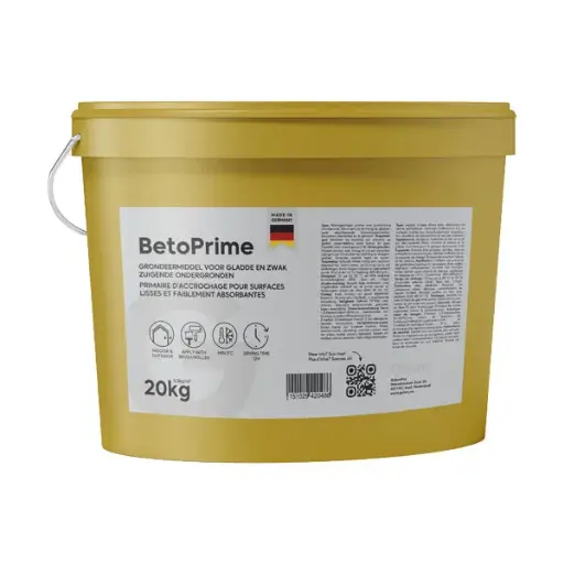 GelamPro BetoPrime - Apprêt d'adhérence pour béton destiné aux surfaces lisses et peu absorbantes - Intérieur/Extérieur - 20 kg (24)