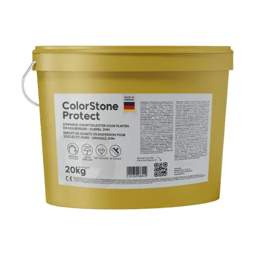 GelamPro ColorStone Protect (Decostone) - Dispersion - Crépi de quartz pour plinthes et sections murales - Granulométrie 1 mm - 25 kg (24)