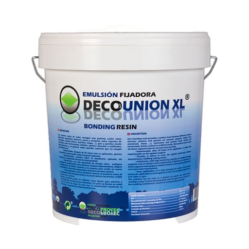 DecoUNION XL - Transparent - primaire d'accrochage / fixateur pour liège projeté et peinture de liège - 12kg