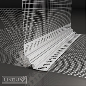 [LD-W56] Profilé d'expansion 3D avec treillis - PVC - 10-25 mm - 2 m