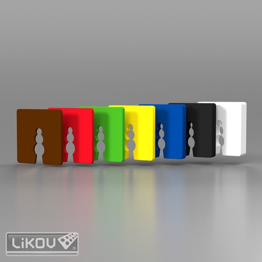 Cale / Entretoise pour Profil de Socle PVC – Plaque de Réglage (50 pièces)