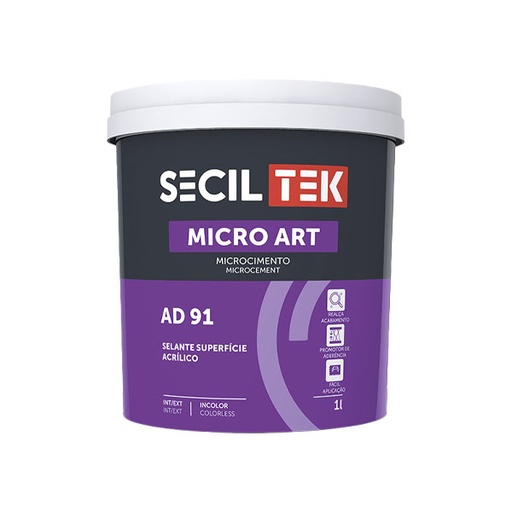 [ad91-1] Seciltek Micro Art AD 91 - Apprêt de scellement / apprêt de scellement pour vernis acrylique - 1 litre