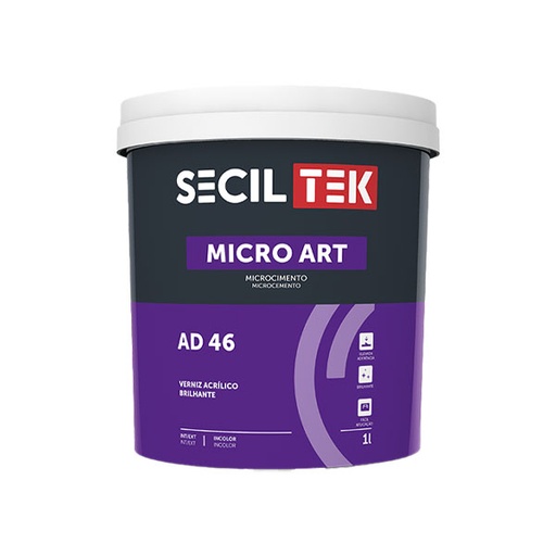 [ad46-1] Seciltek Micro Art AD 46 - acryl vernis - hoogglans - 1 liter