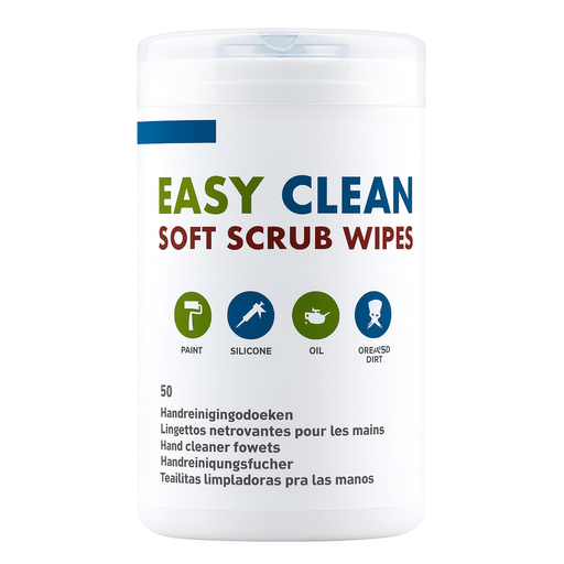 Easy Clean SOFT SCRUB WIPES - 50 handreinigingsdoekjes [6]