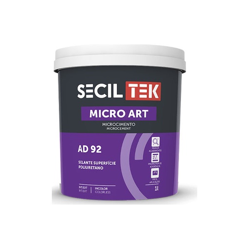 [ad92-1] Seciltek Micro Art AD 92 - Apprêt d'étanchéité pour vernis polyuréthane - 1 litre