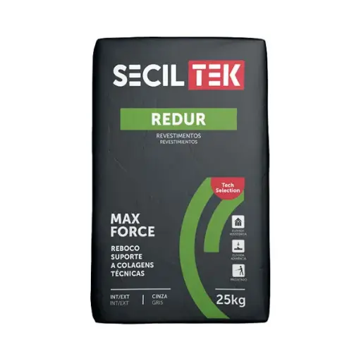 Seciltek REDUR MAX FORCE - Mortier de fond haute performance pour céramique et pierre décorative - 30 kg (54)