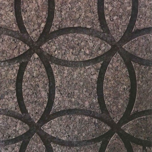 DesignCork MDFacade CIRCLES M1 - Panneaux Décoratifs en Liège - 40mm - 0,5m2