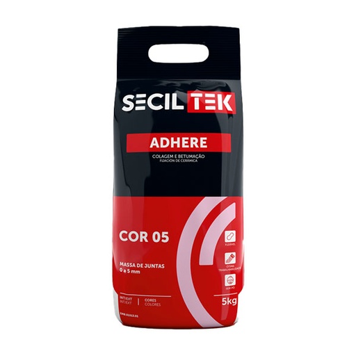 Seciltek ADHERE COR 05 - Mortier de jointoiement pour carrelage - coloré - joint max. 5mm - 5kg