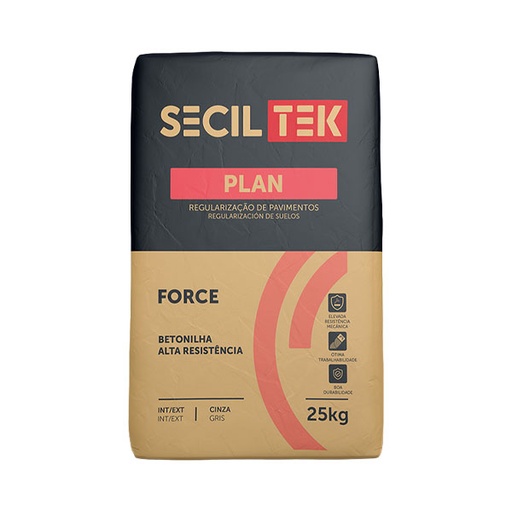 Seciltek PLAN FORCE - Mortier sable-ciment armé / chape - 25kg (54)