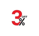 -3% Klantenkorting Online