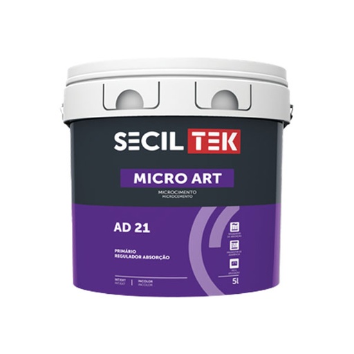 [ad21-5] Seciltek Micro Art AD 21 - apprêt d'adhérence et d'absorption - 5 litres